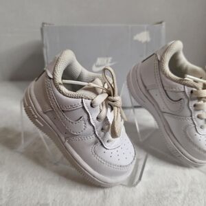 Nike Force 1 White Infant Sneakers Size 4